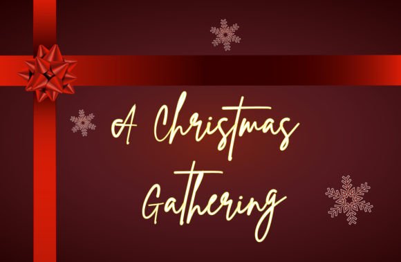 A Christmas Gathering Font - Featured Image