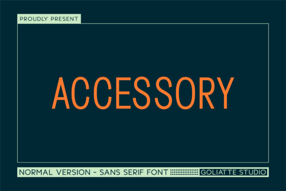 Accessory Font - Featured Image