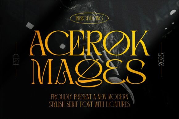 Acerok Mages Font - Featured Image