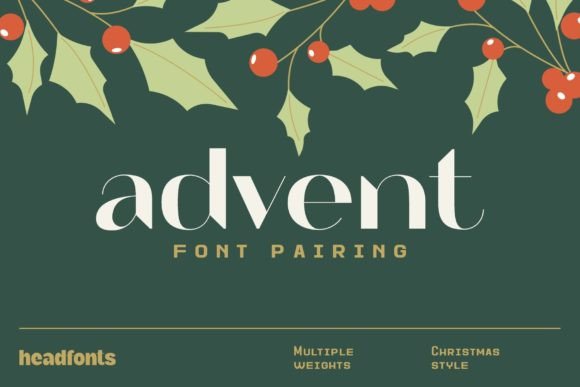 Advent Font Pairing Font - Featured Image