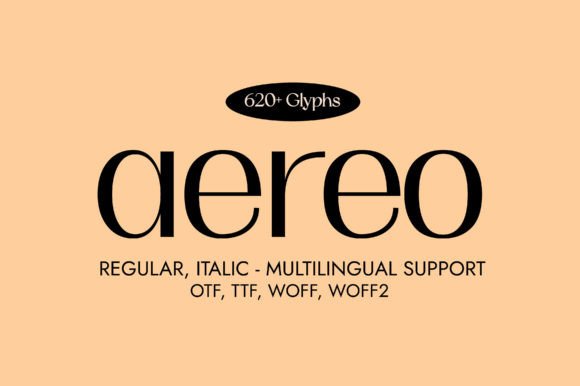 Aereo Font - Featured Image