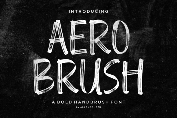Aero Brush Font - Featured Image