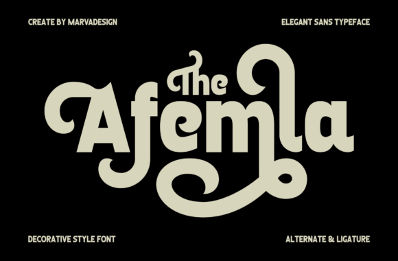Afemla Font - Featured Image
