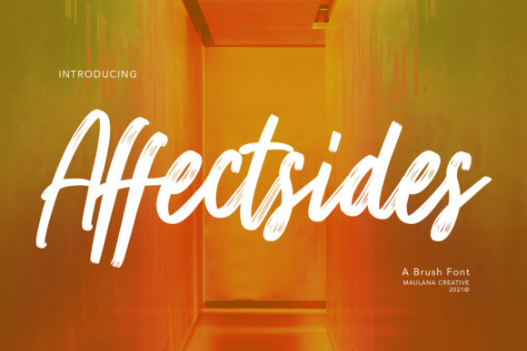 Affectsides Font - Featured Image