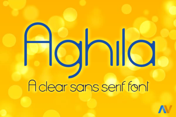 Aghila Font - Featured Image