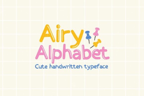 Airy Alphabet Font - Featured Image