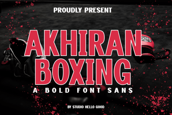 Akhiran Boxing Font - Featured Image