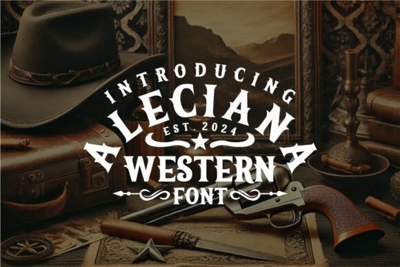 Aleciana Western Font - Featured Image