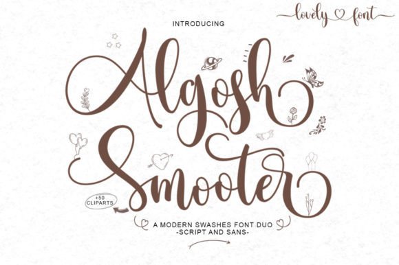 Algosh Smooter Font - Featured Image