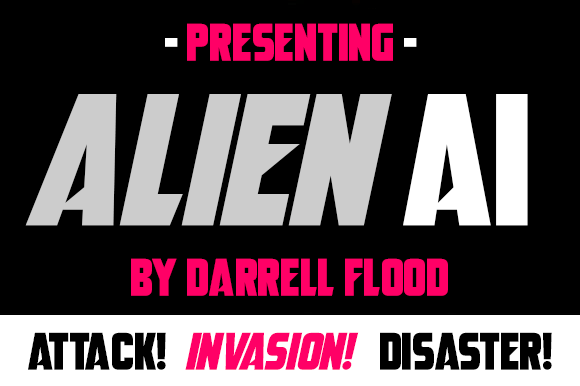 Alien AI Font Font - Featured Image