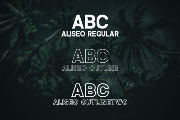 Aliseo Font - Featured Image