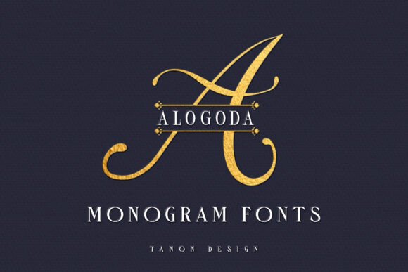 Alogoda Monogram Font - Featured Image