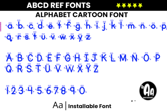 Alphabet Cartoon Font - Featured Image