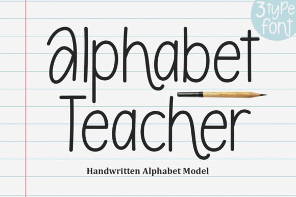 Alphabet Teacher Font - Featured Image