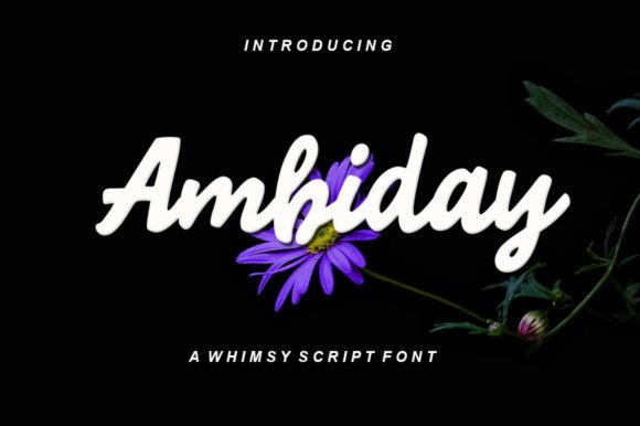 Ambiday Font - Featured Image
