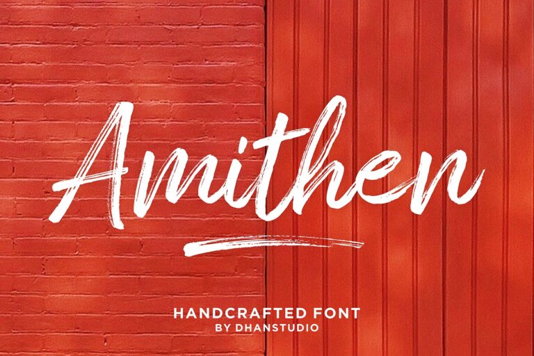 Amithen Font - Featured Image