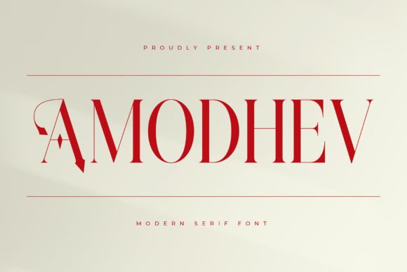Amodhev Font - Featured Image