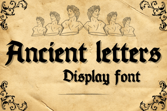 Ancient Letters Font - Featured Image