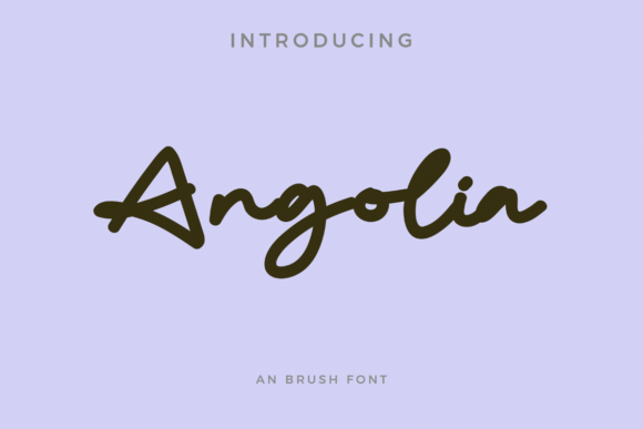 Angolia Font - Featured Image