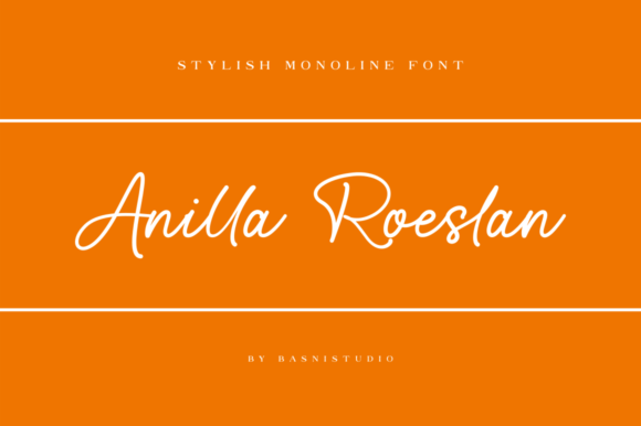 Anilla Roeslan Font - Featured Image