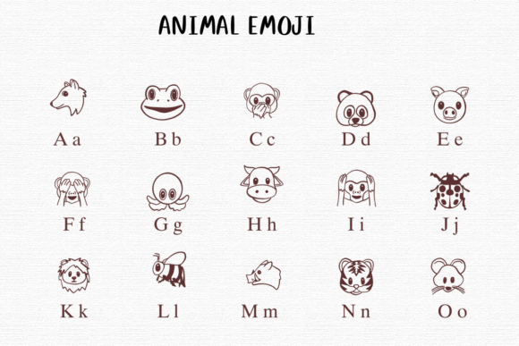 Animal Emoji Font - Featured Image