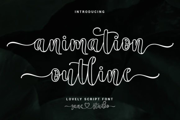 Animation Outline Font - Featured Image