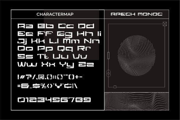 Apech Monoc Font - Featured Image