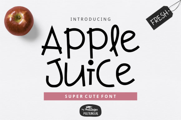Apple Juice Font - Featured Image