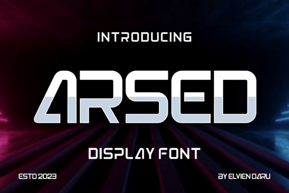 Arsed Font - Featured Image