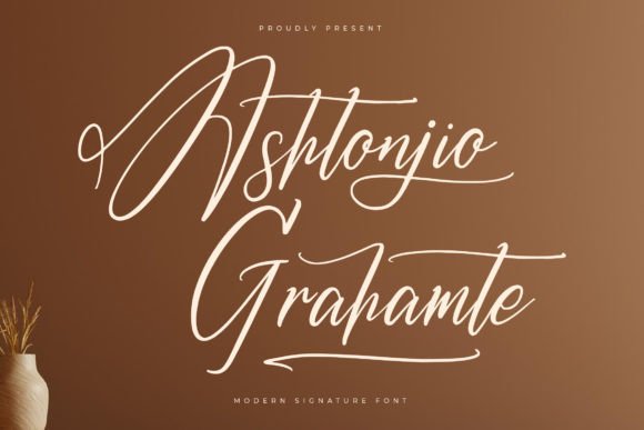 Ashtonjio Grahamte Font - Featured Image