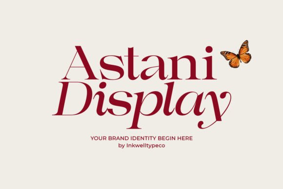 Astani Display Font - Featured Image
