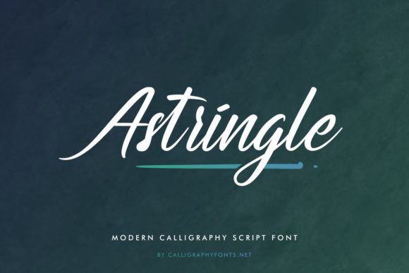 Astringle Font - Featured Image