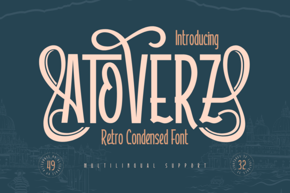 Atoverz Font - Featured Image