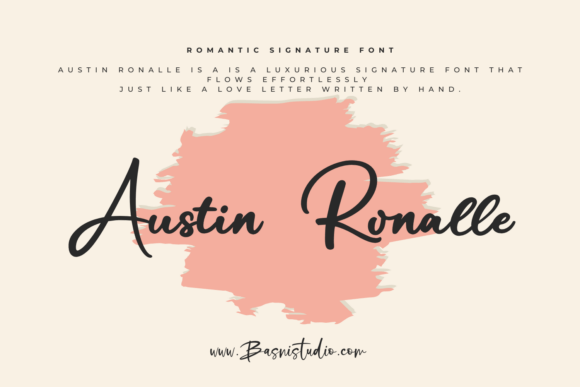 Austin Ronalle Font - Featured Image