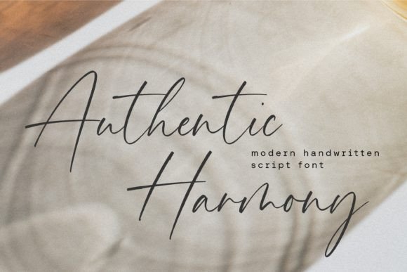Authentic Harmony Font - Featured Image