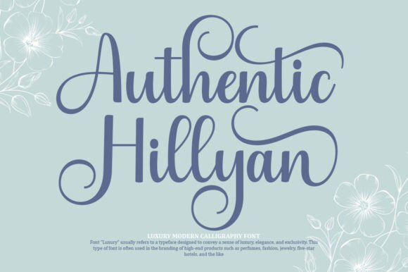 Authentic Hillyan Font - Featured Image