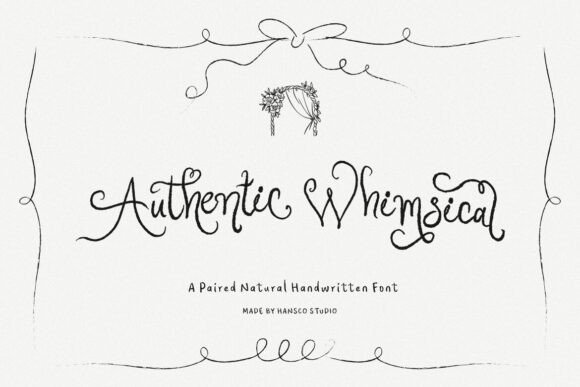 Authentic Whimsical Font - Featured Image