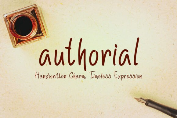 Authorial Font - Featured Image
