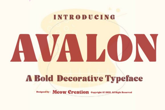 Avalon Font - Featured Image