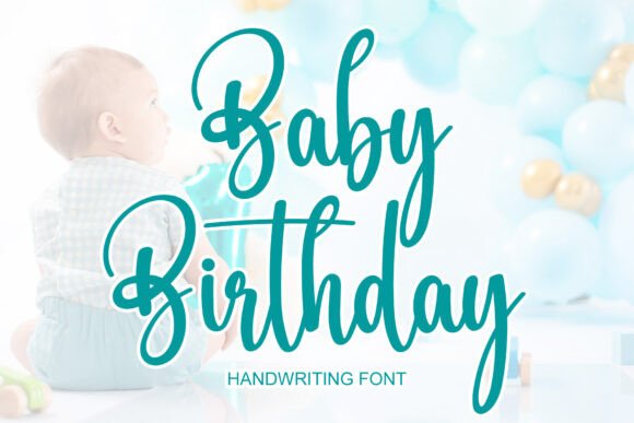 Baby Birthday Font - Featured Image