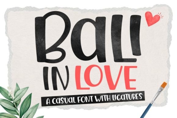Bali in Love Font - Featured Image