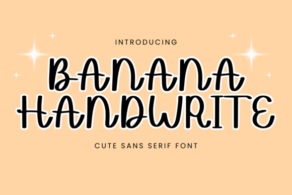 Banana Handwrite Font - Featured Image