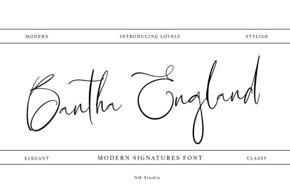 Bantha England Font - Featured Image