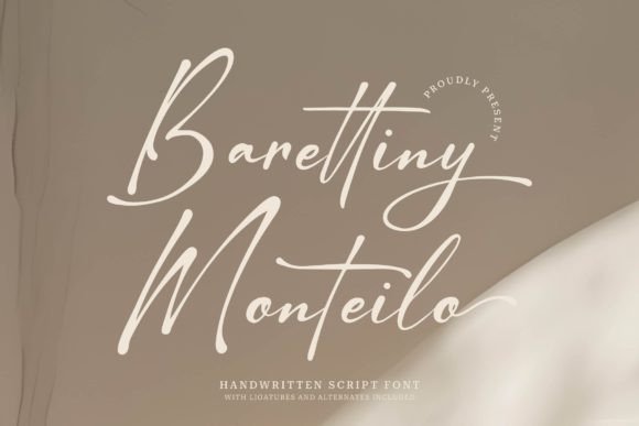 Barettiny Monteilo Font - Featured Image