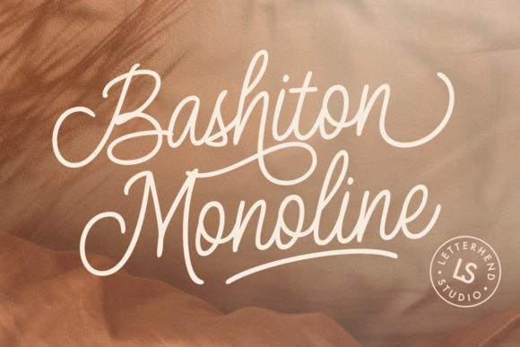 Bashiton Monoline Font - Featured Image