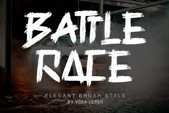 Battle Race Font - Featured Image