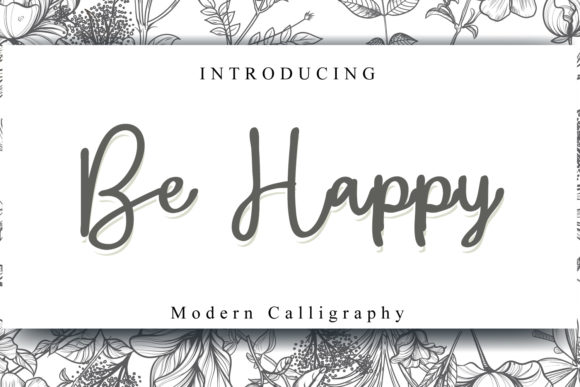 Be Happy Font - Featured Image