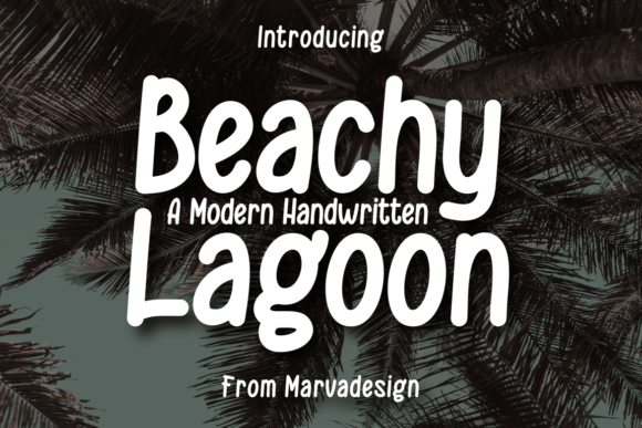 Beachy Lagoon Font - Featured Image