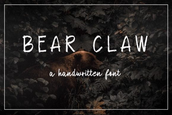 Bear Claw Font - Featured Image