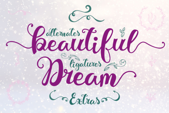 Beautiful Dream Font - Featured Image